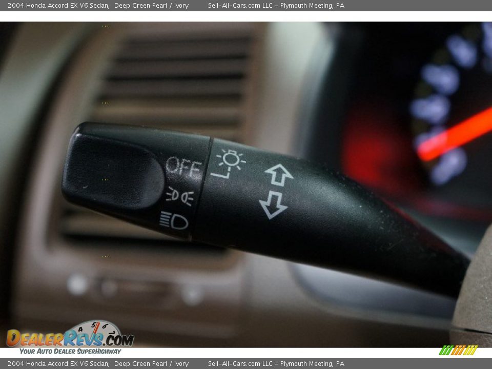 2004 Honda Accord EX V6 Sedan Deep Green Pearl / Ivory Photo #24