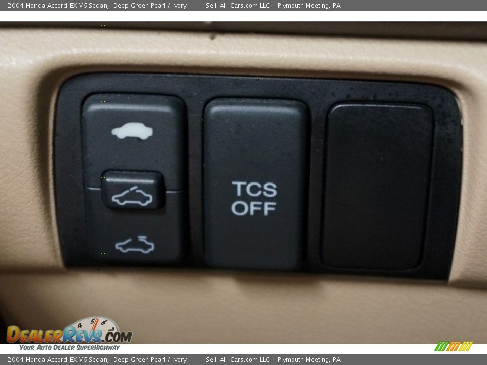 2004 Honda Accord EX V6 Sedan Deep Green Pearl / Ivory Photo #26