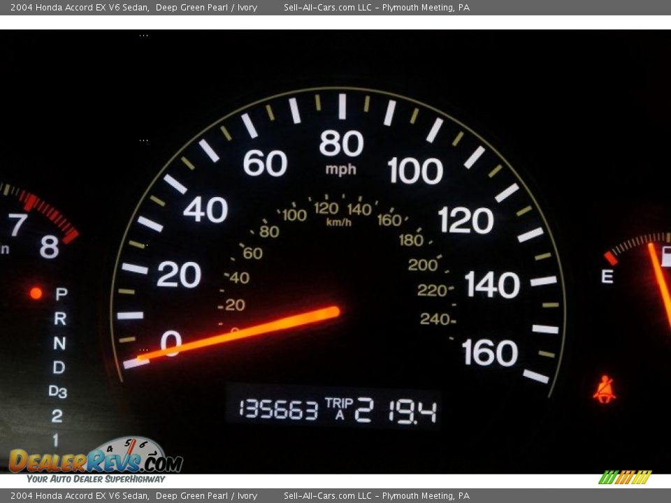 2004 Honda Accord EX V6 Sedan Deep Green Pearl / Ivory Photo #28