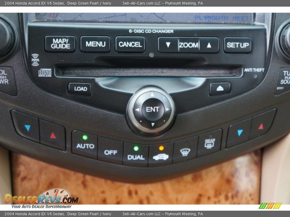 2004 Honda Accord EX V6 Sedan Deep Green Pearl / Ivory Photo #31