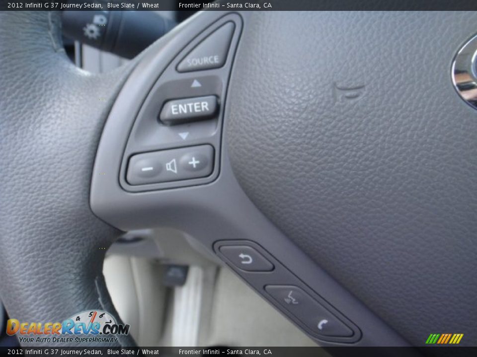 2012 Infiniti G 37 Journey Sedan Blue Slate / Wheat Photo #19