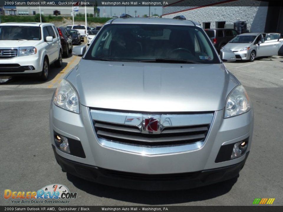 2009 Saturn Outlook XR AWD Quicksilver / Black Photo #4