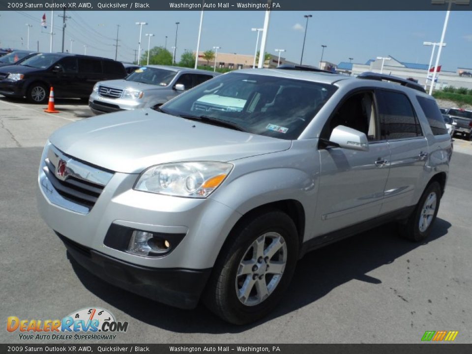 2009 Saturn Outlook XR AWD Quicksilver / Black Photo #5