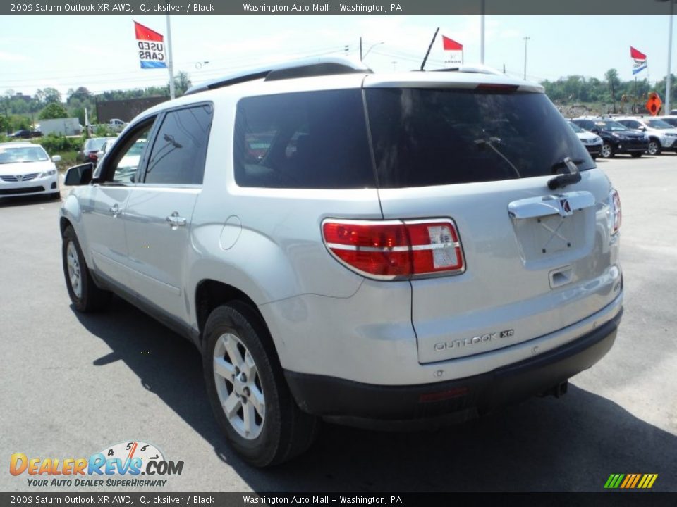 2009 Saturn Outlook XR AWD Quicksilver / Black Photo #7