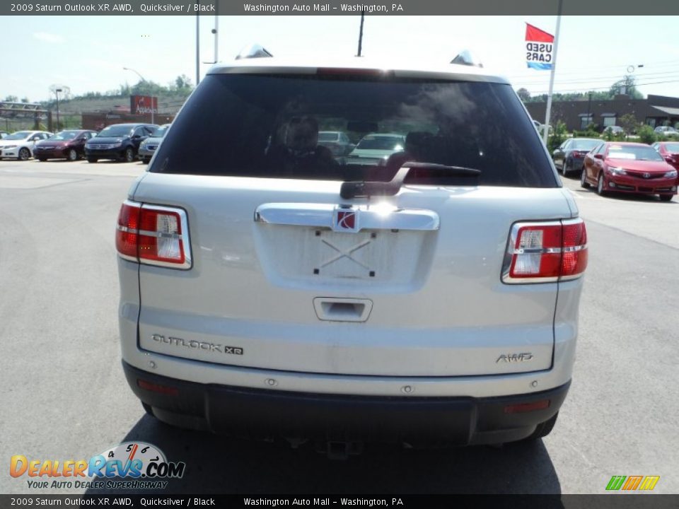 2009 Saturn Outlook XR AWD Quicksilver / Black Photo #8