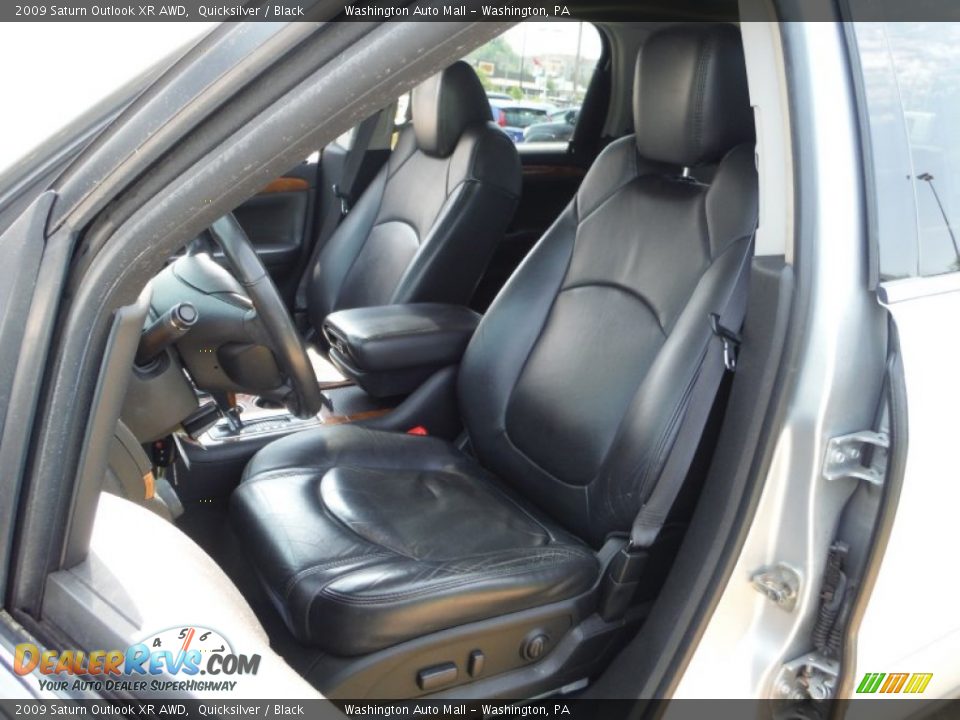 2009 Saturn Outlook XR AWD Quicksilver / Black Photo #15