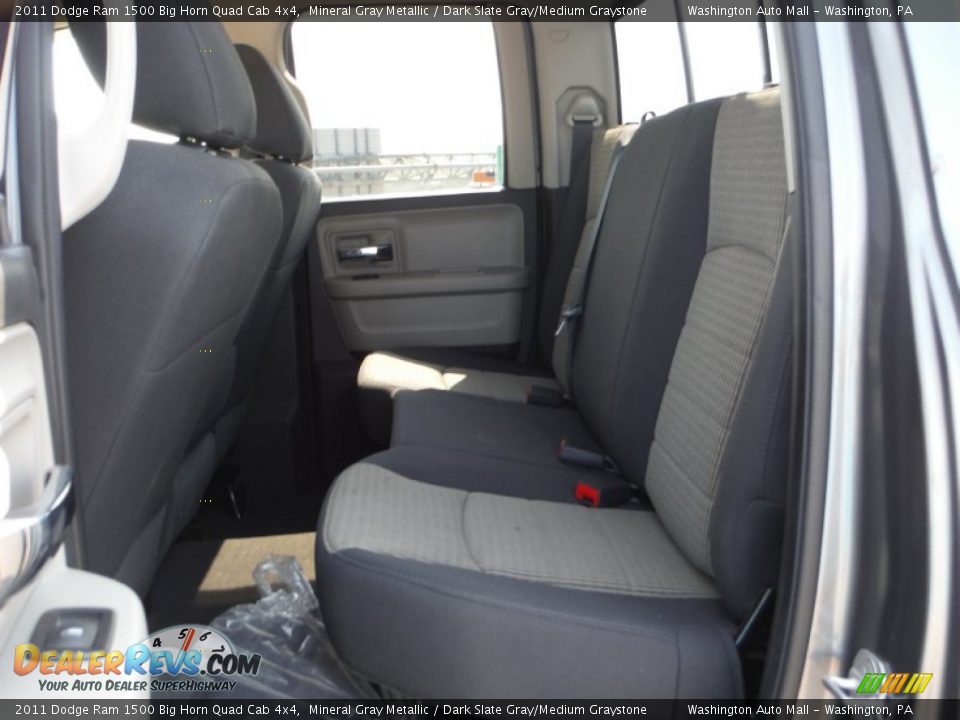 2011 Dodge Ram 1500 Big Horn Quad Cab 4x4 Mineral Gray Metallic / Dark Slate Gray/Medium Graystone Photo #14