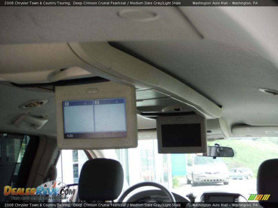 2008 Chrysler Town & Country Touring Deep Crimson Crystal Pearlcoat / Medium Slate Gray/Light Shale Photo #9