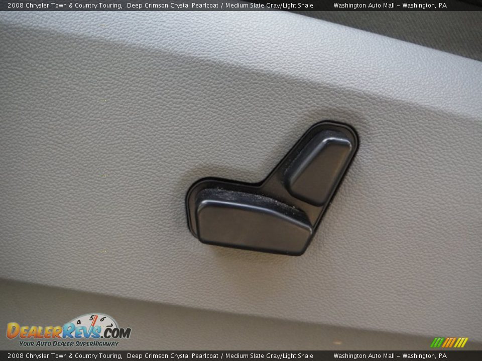 2008 Chrysler Town & Country Touring Deep Crimson Crystal Pearlcoat / Medium Slate Gray/Light Shale Photo #13