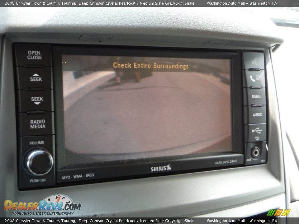 2008 Chrysler Town & Country Touring Deep Crimson Crystal Pearlcoat / Medium Slate Gray/Light Shale Photo #17