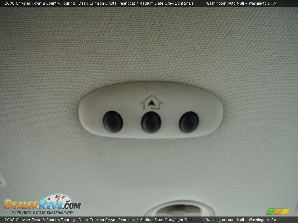 2008 Chrysler Town & Country Touring Deep Crimson Crystal Pearlcoat / Medium Slate Gray/Light Shale Photo #18