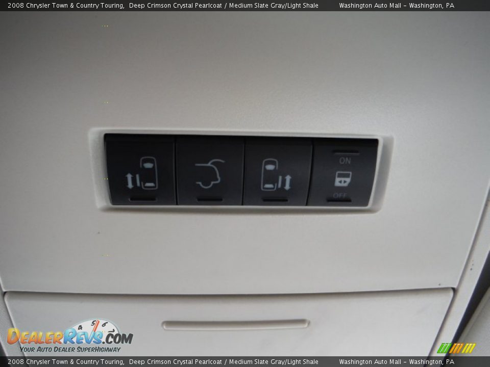 2008 Chrysler Town & Country Touring Deep Crimson Crystal Pearlcoat / Medium Slate Gray/Light Shale Photo #19