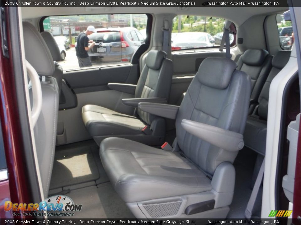 2008 Chrysler Town & Country Touring Deep Crimson Crystal Pearlcoat / Medium Slate Gray/Light Shale Photo #21