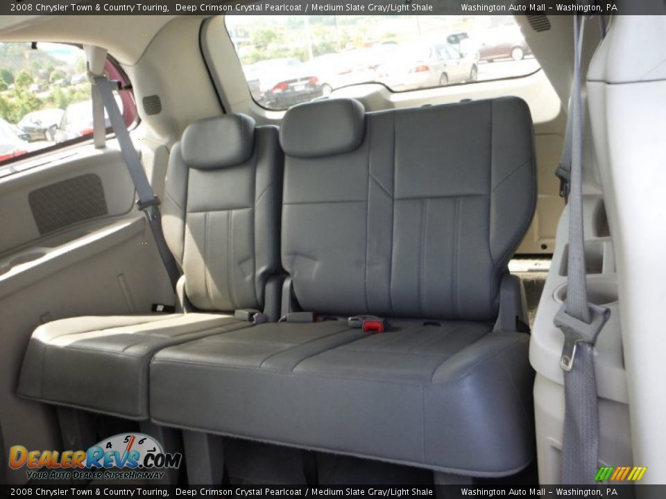 2008 Chrysler Town & Country Touring Deep Crimson Crystal Pearlcoat / Medium Slate Gray/Light Shale Photo #22