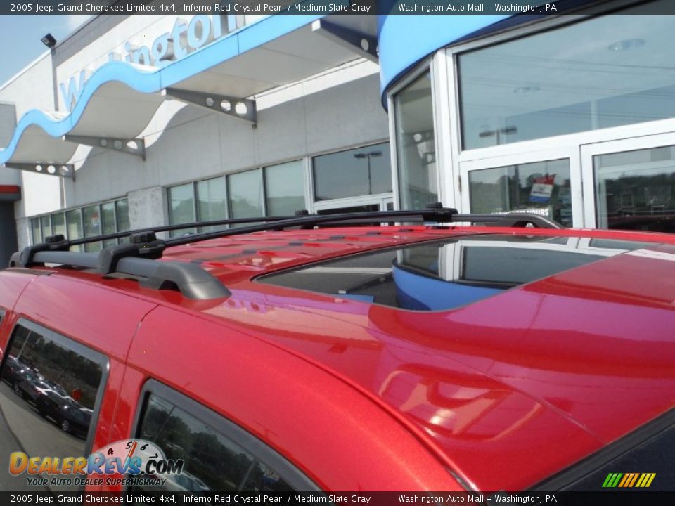 2005 Jeep Grand Cherokee Limited 4x4 Inferno Red Crystal Pearl / Medium Slate Gray Photo #3