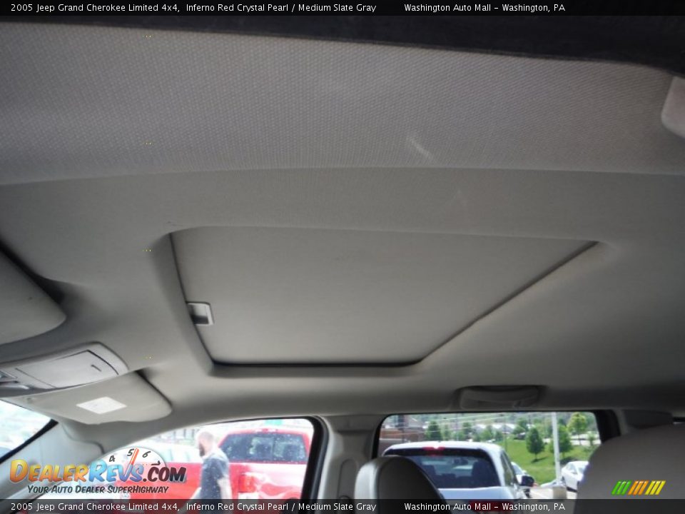 2005 Jeep Grand Cherokee Limited 4x4 Inferno Red Crystal Pearl / Medium Slate Gray Photo #9