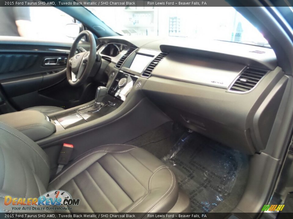 SHO Charcoal Black Interior - 2015 Ford Taurus SHO AWD Photo #8