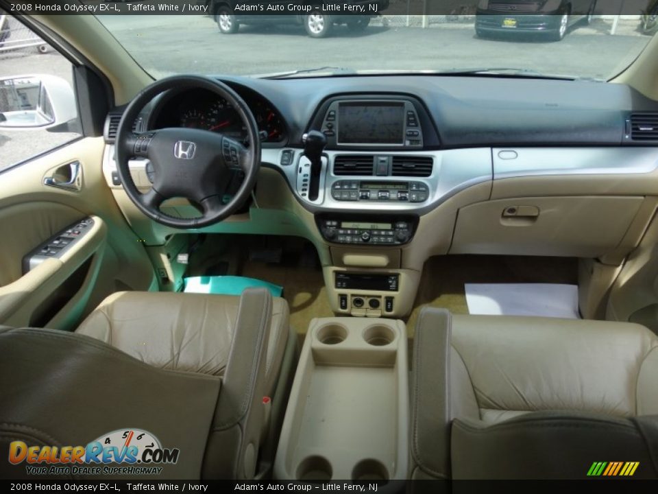 2008 Honda Odyssey EX-L Taffeta White / Ivory Photo #8
