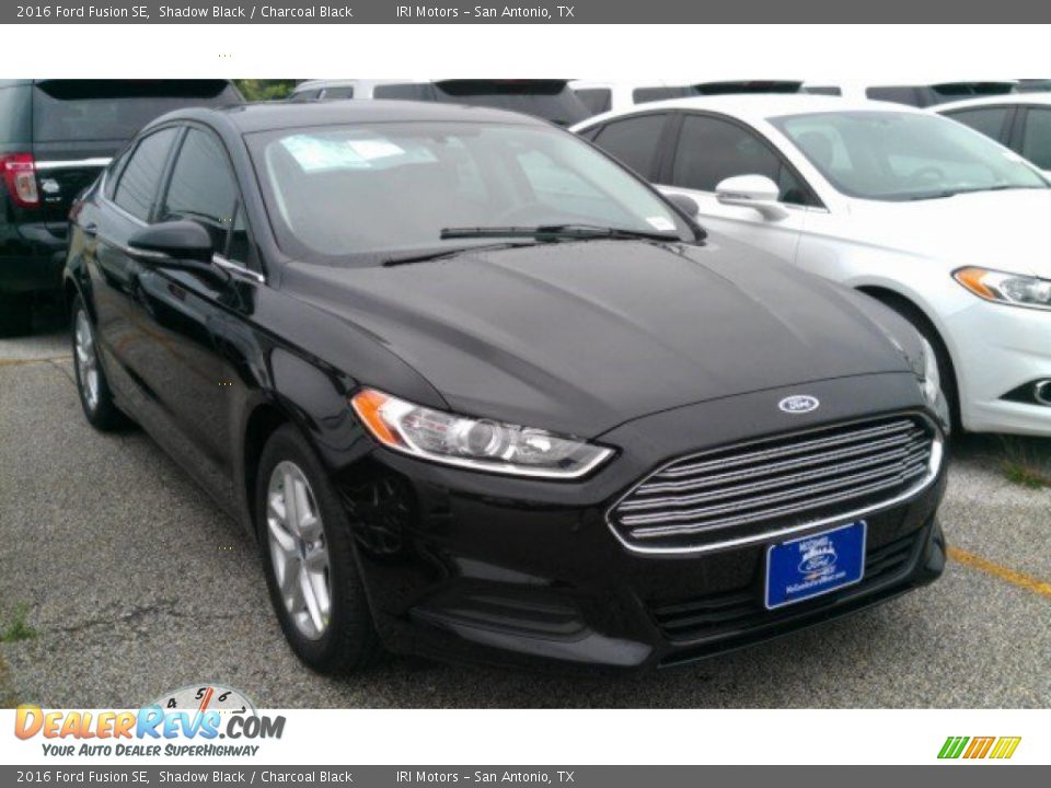 2016 Ford Fusion SE Shadow Black / Charcoal Black Photo #1