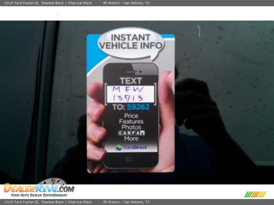 Dealer Info of 2016 Ford Fusion SE Photo #2