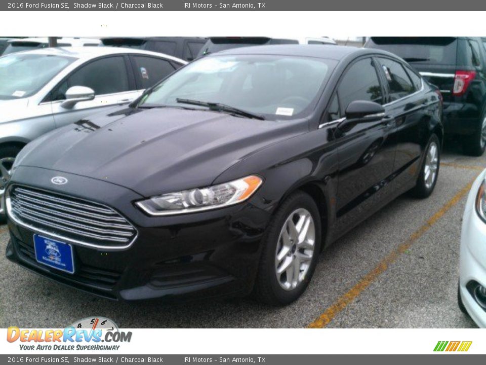 2016 Ford Fusion SE Shadow Black / Charcoal Black Photo #3