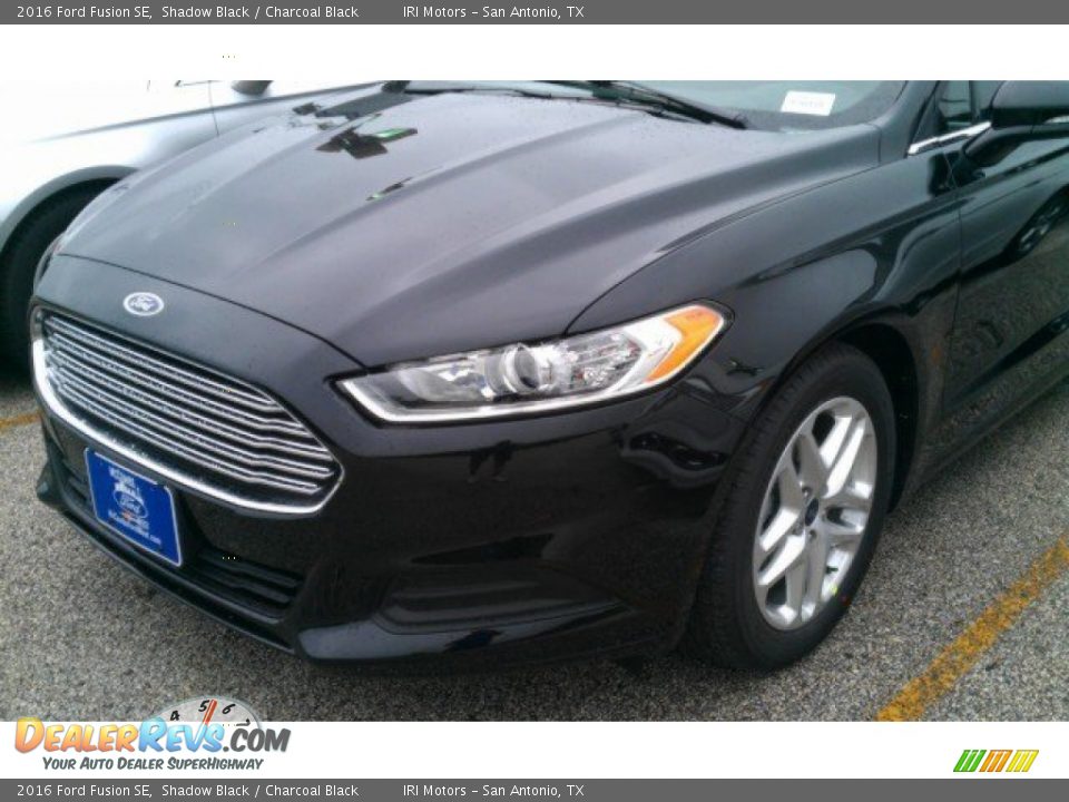2016 Ford Fusion SE Shadow Black / Charcoal Black Photo #4