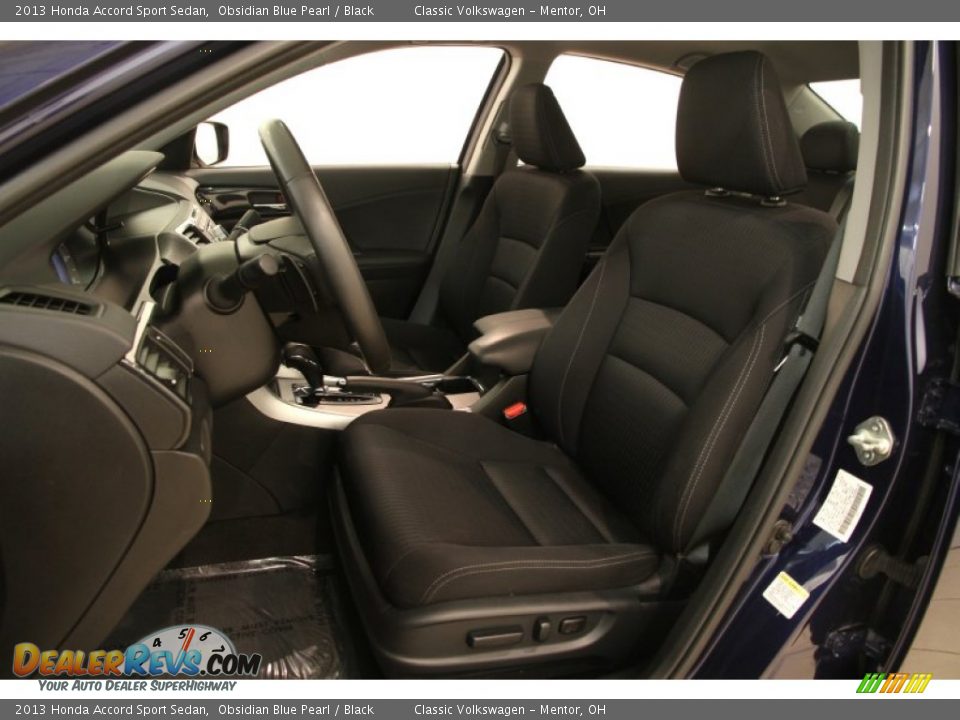 2013 Honda Accord Sport Sedan Obsidian Blue Pearl / Black Photo #5