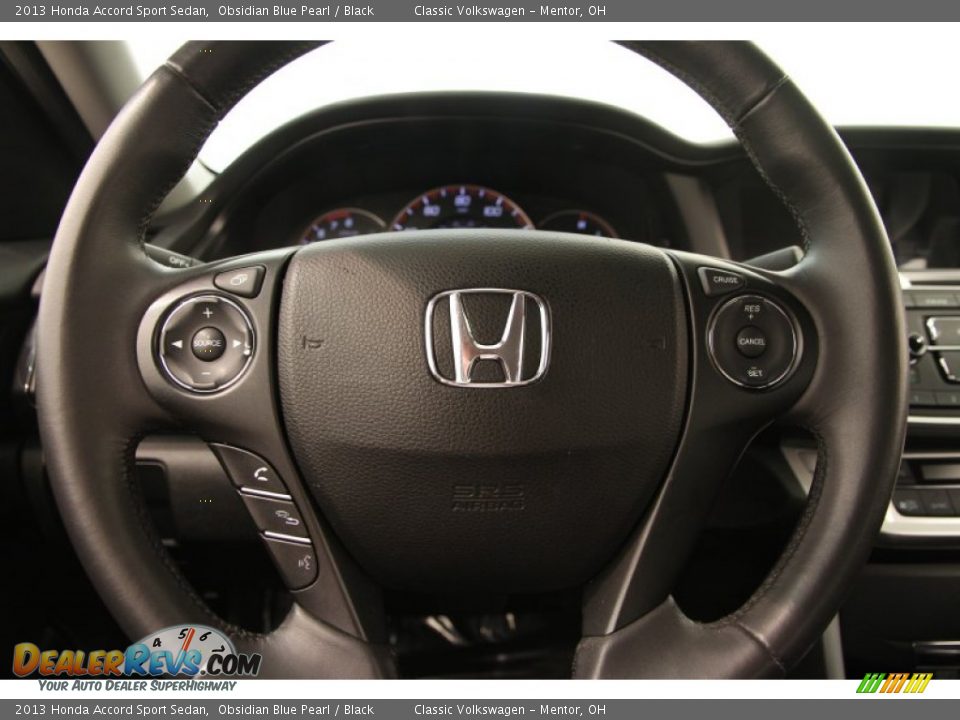 2013 Honda Accord Sport Sedan Obsidian Blue Pearl / Black Photo #6