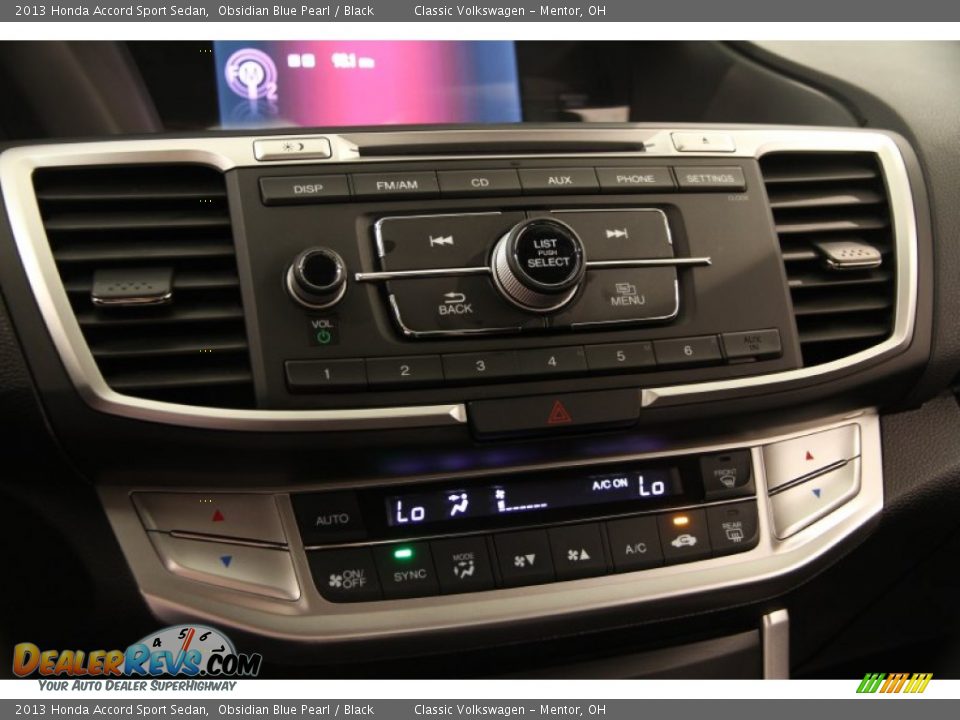 2013 Honda Accord Sport Sedan Obsidian Blue Pearl / Black Photo #9