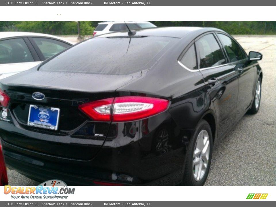 2016 Ford Fusion SE Shadow Black / Charcoal Black Photo #13