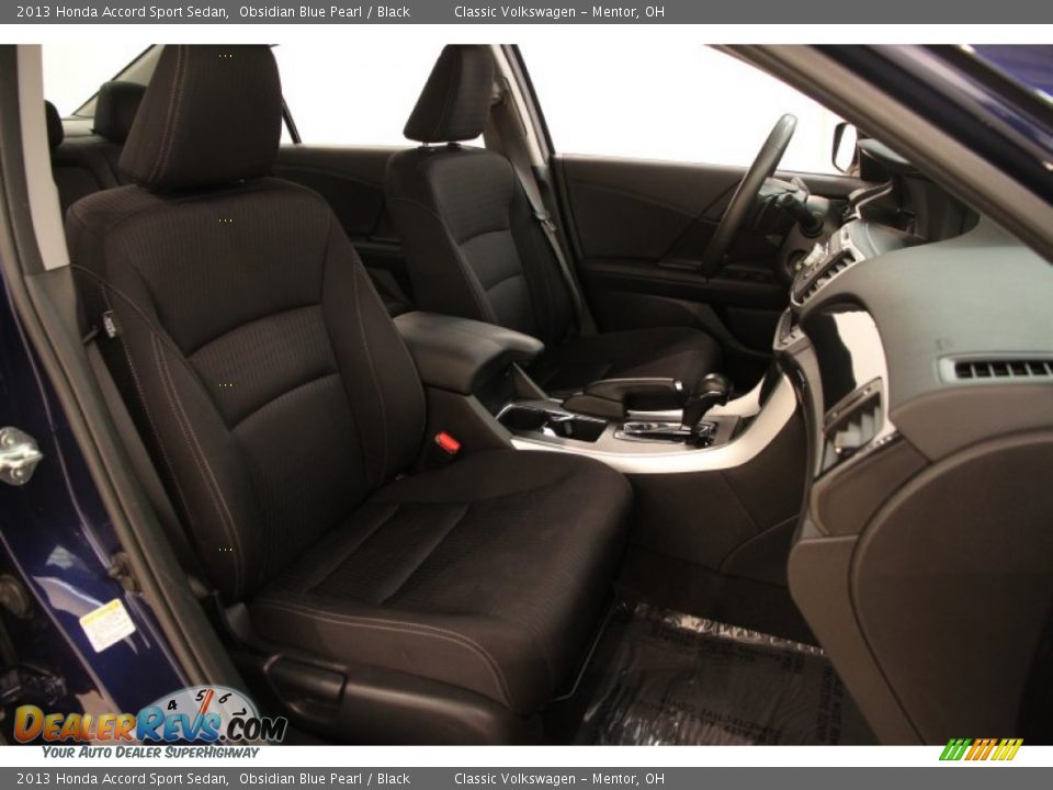 2013 Honda Accord Sport Sedan Obsidian Blue Pearl / Black Photo #14