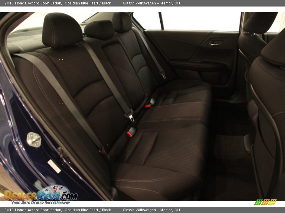 2013 Honda Accord Sport Sedan Obsidian Blue Pearl / Black Photo #15