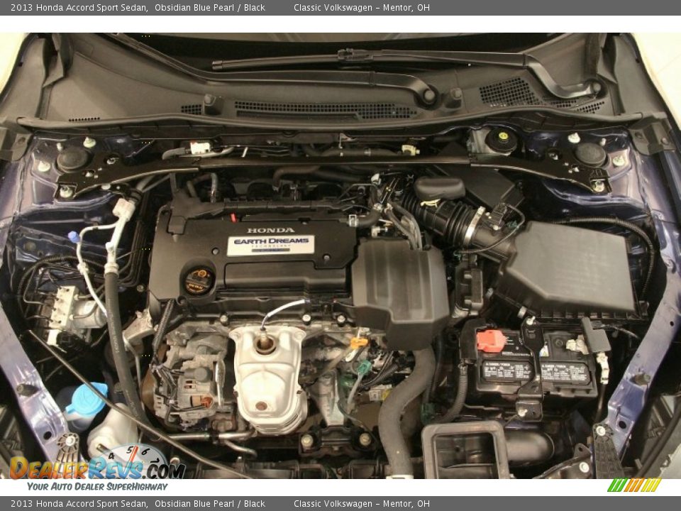 2013 Honda Accord Sport Sedan Obsidian Blue Pearl / Black Photo #18