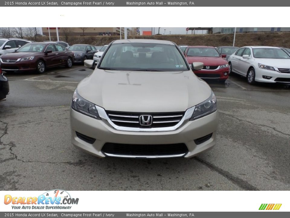 2015 Honda Accord LX Sedan Champagne Frost Pearl / Ivory Photo #3