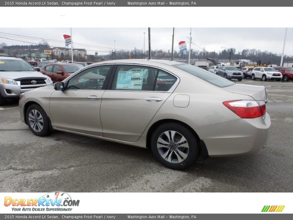 2015 Honda Accord LX Sedan Champagne Frost Pearl / Ivory Photo #6