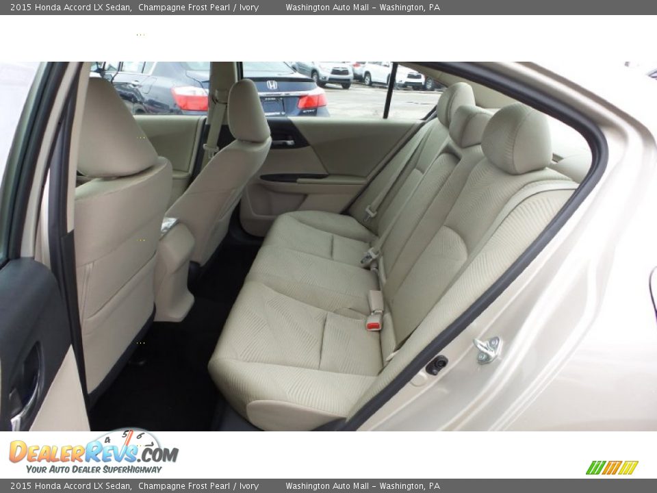 2015 Honda Accord LX Sedan Champagne Frost Pearl / Ivory Photo #14