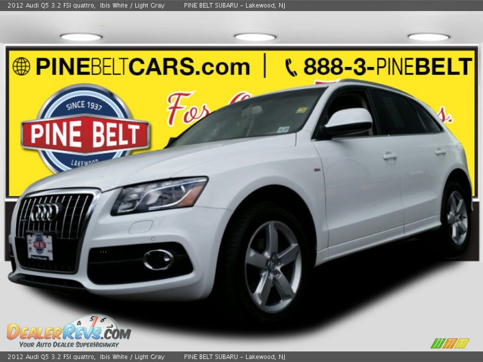 2012 Audi Q5 3.2 FSI quattro Ibis White / Light Gray Photo #1