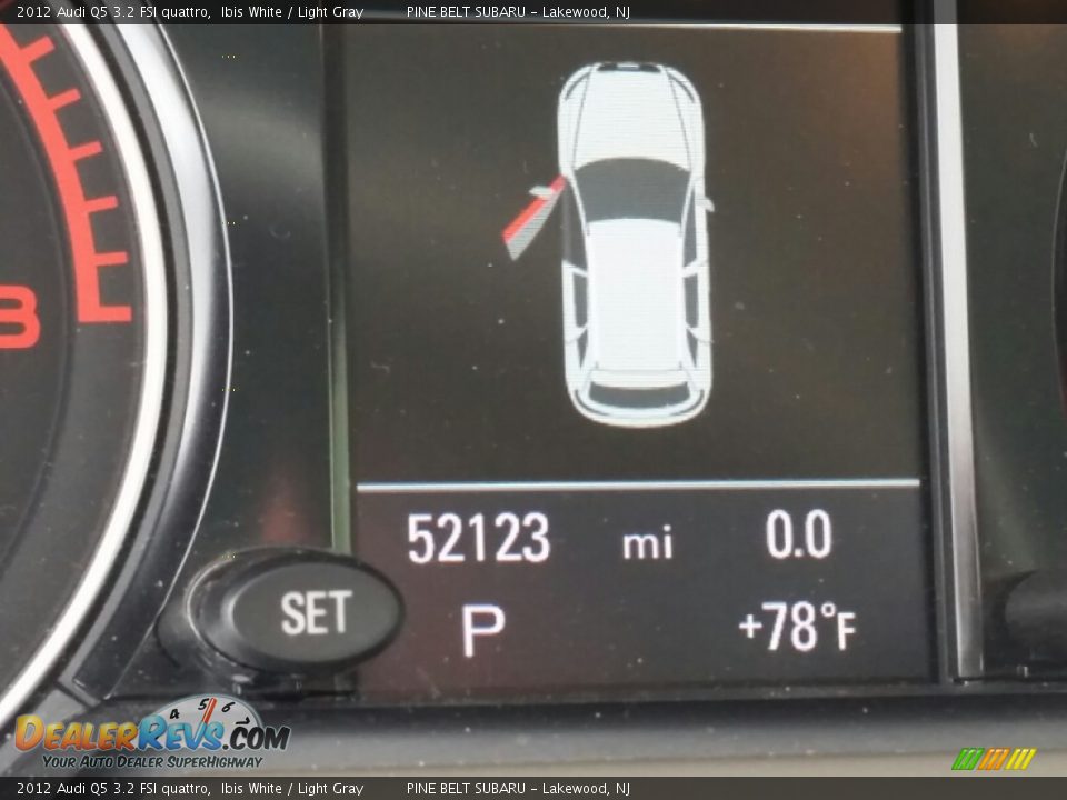 2012 Audi Q5 3.2 FSI quattro Ibis White / Light Gray Photo #21
