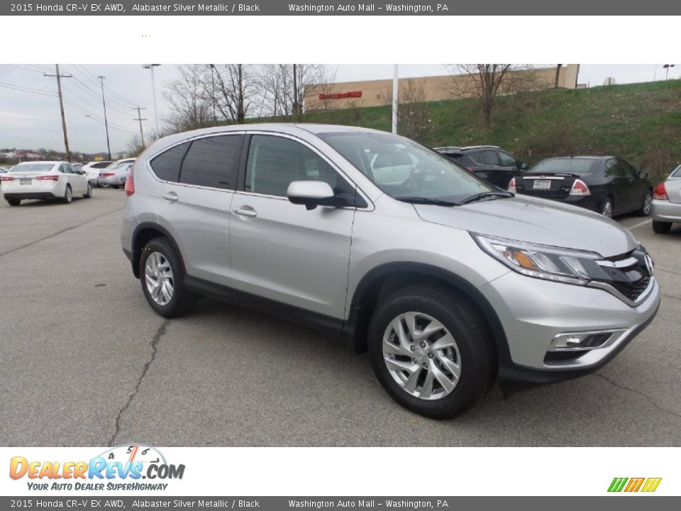 2015 Honda CR-V EX AWD Alabaster Silver Metallic / Black Photo #1