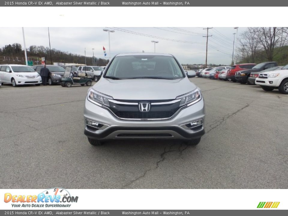 2015 Honda CR-V EX AWD Alabaster Silver Metallic / Black Photo #3