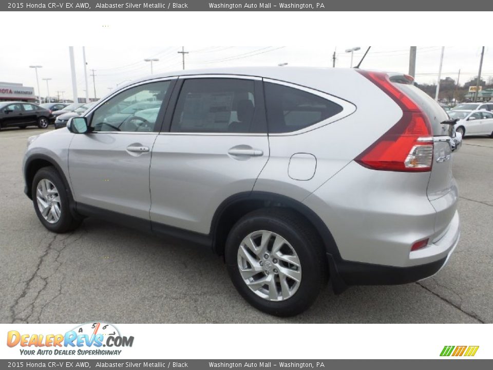 2015 Honda CR-V EX AWD Alabaster Silver Metallic / Black Photo #6