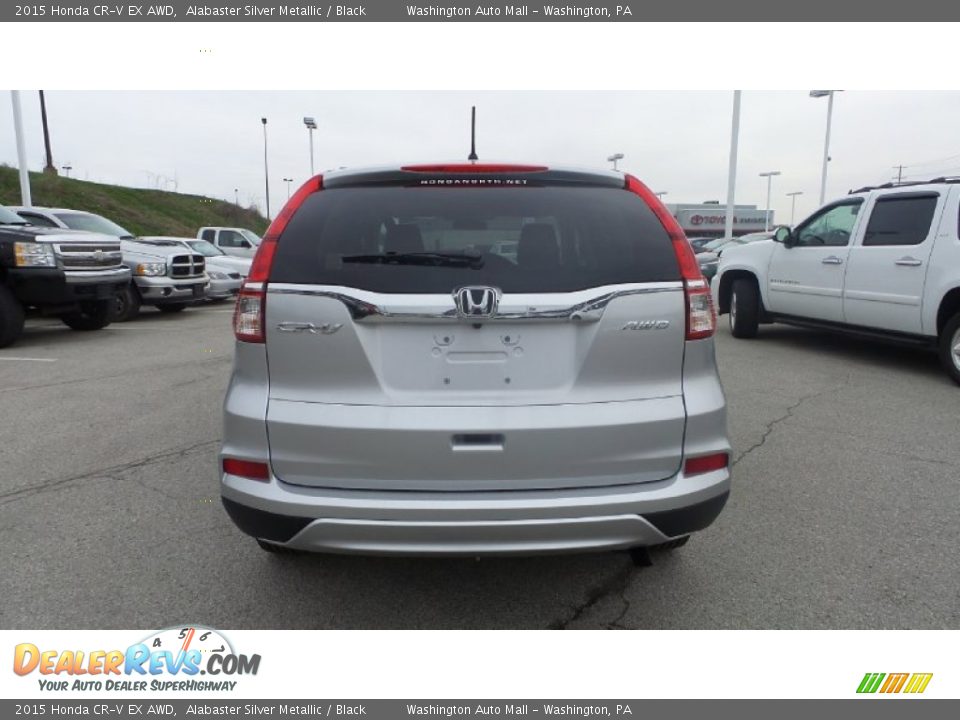 2015 Honda CR-V EX AWD Alabaster Silver Metallic / Black Photo #8