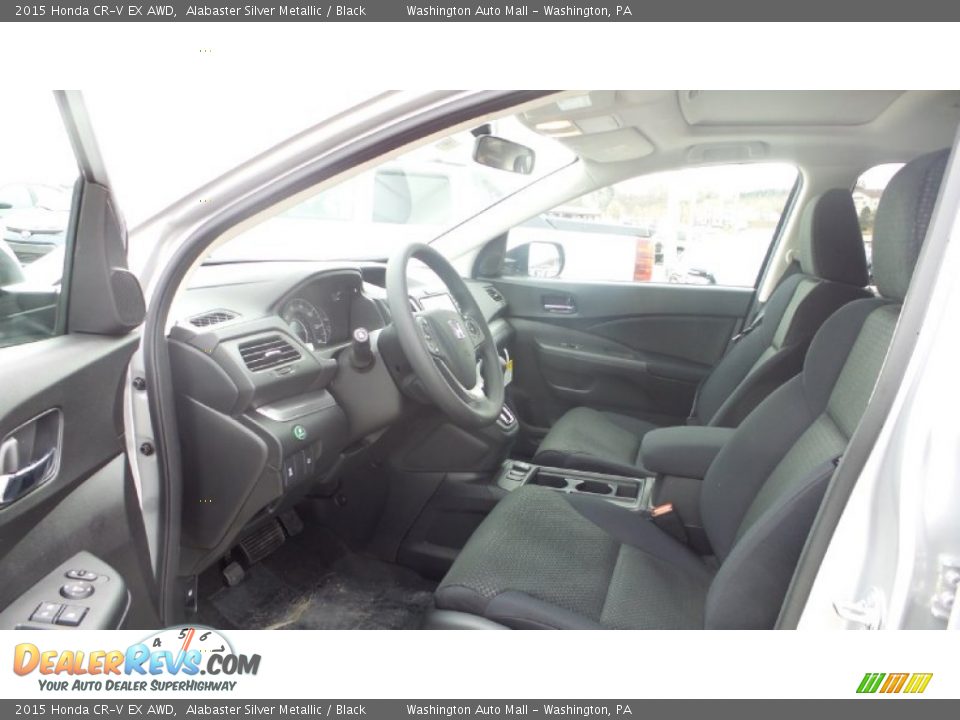 2015 Honda CR-V EX AWD Alabaster Silver Metallic / Black Photo #11
