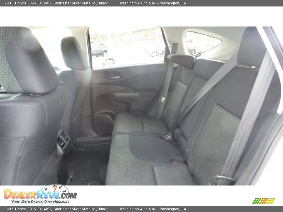 2015 Honda CR-V EX AWD Alabaster Silver Metallic / Black Photo #14