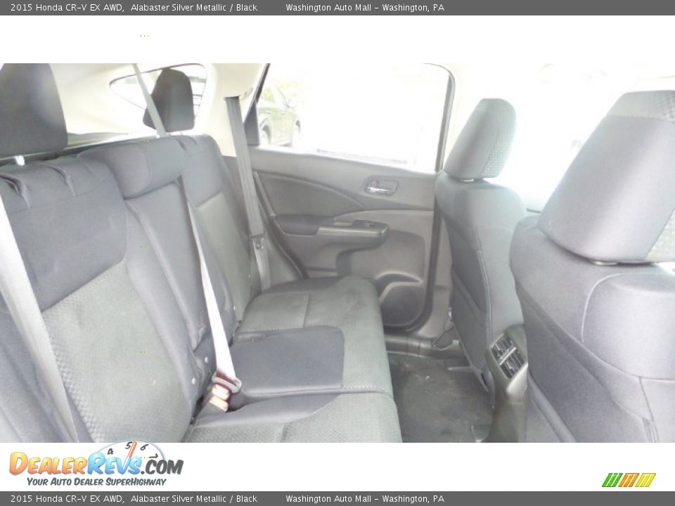2015 Honda CR-V EX AWD Alabaster Silver Metallic / Black Photo #16