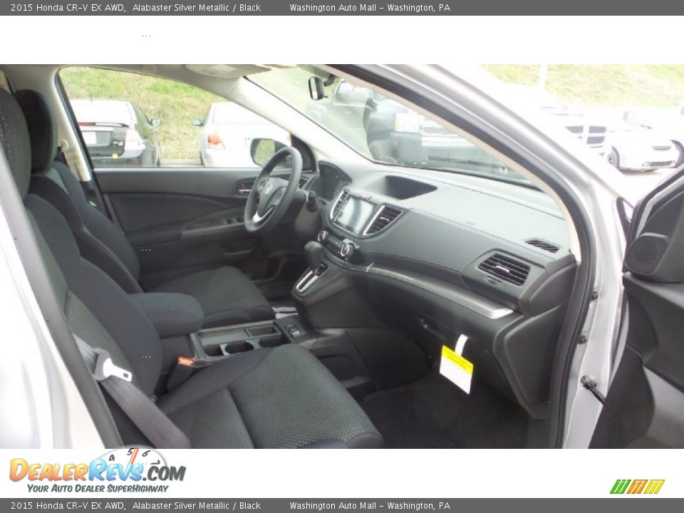 2015 Honda CR-V EX AWD Alabaster Silver Metallic / Black Photo #17