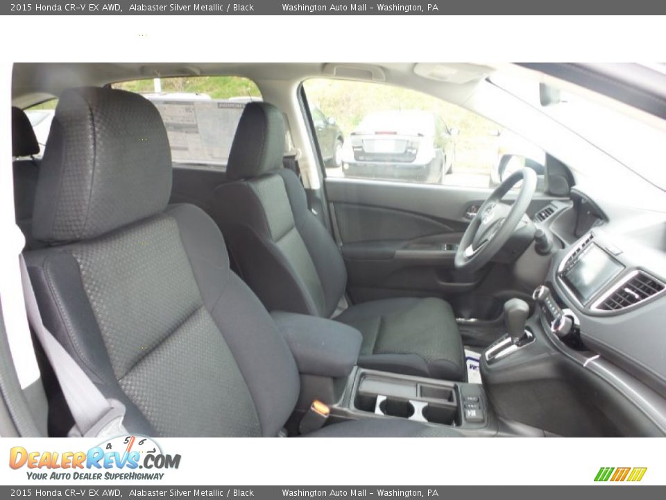 2015 Honda CR-V EX AWD Alabaster Silver Metallic / Black Photo #18