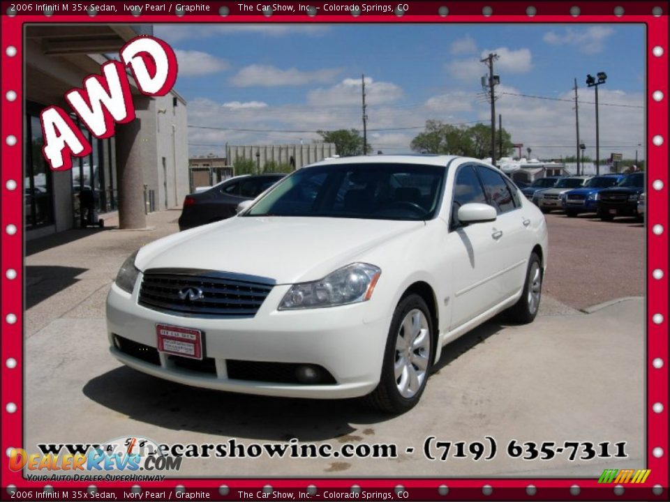 2006 Infiniti M 35x Sedan Ivory Pearl / Graphite Photo #1