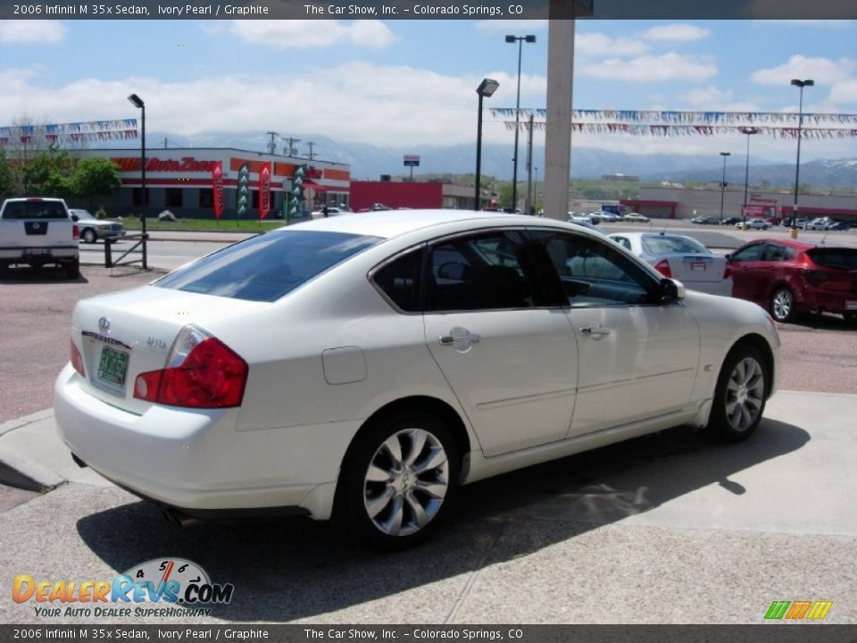 2006 Infiniti M 35x Sedan Ivory Pearl / Graphite Photo #5