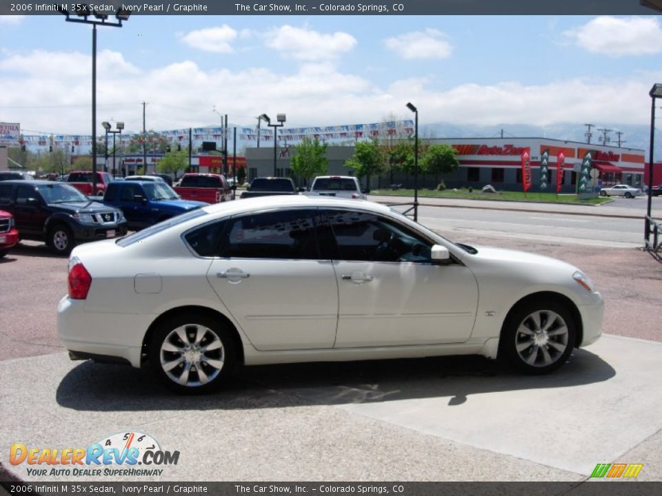 Ivory Pearl 2006 Infiniti M 35x Sedan Photo #6